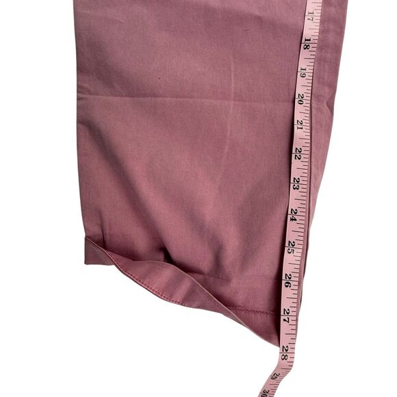 Sundance Mineral Wash Straight Leg Lightweight Chino Pants Women 12 Rose Pink - Picture 15 of 15